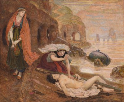 The Finding of Don Juan by Haidée by Ford Madox Brown